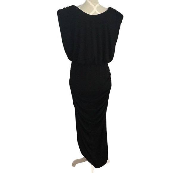 🌻4/$20 Anrabess Bodycon Maxi Dress With Silver Chain Accent Large New With Tag - Picture 6 of 11